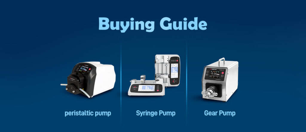 Peristaltic Pump vs Syringe Pump vs Gear Pump: A Complete Purchasing Guide
