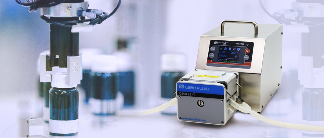 low pulsation WT300F-DMD25-T peristaltic pump